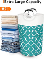Large Laundry Basket Laundry Hamper Bag Washing Bin Clothes Bag Collapsible Tall - Image 5