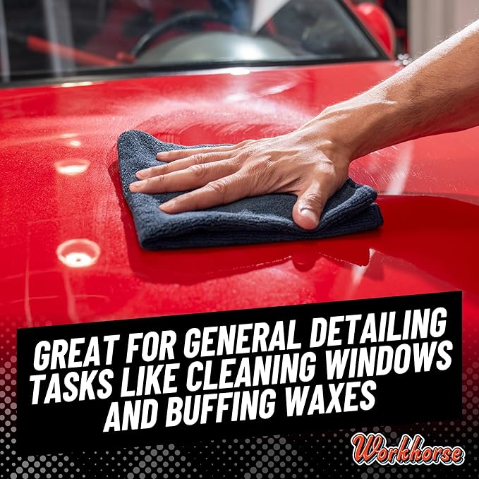 Chemical Guys Workhorse Professional Grade Microfiber Towels - Image 3