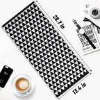Black Hand Towels for Bathroom & Kitchen, 2 Pack Cotton Quick Dry Towels for - Image 6