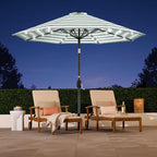 Best Choice Products 10ft Solar Polyester LED Lighted Patio Umbrella w/Tilt Adjustment and UV-Resistant Fabric - Image 5