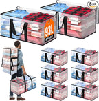 BlissTotes 8-Pack Large Moving Bags by BlissTotes