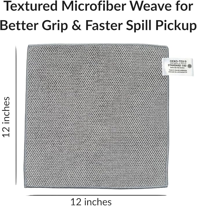 Oeko-Tex Certified Microfiber Cleaning Cloths – Non-Toxic, Safe - Image 6