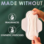 L. Ultra Thin Pads for Women, Super Absorbency, Organic Cotton Top Layer - Image 4