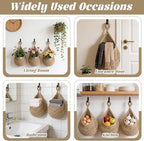 3 Pcs Larger Boho Wall Hanging Fruit Baskets - Image 4