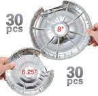 Dreyoo 200 Pcs Electric Stove Burner Covers, Disposable Aluminum Foil Drip Pan - Image 7