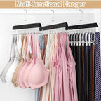 TOPIA HANGER Bra Hanger for Closet, 2 Pack Tank Top Hangers 40 Hooks Capacity - Image 5