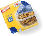 Glad GladWare XL Square Food Storage Containers, Family Size Meal Container - Image 3