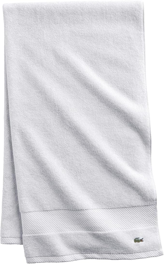 Lacoste Heritage 100% Supima Cotton Bath Towel, Premium Super Soft Bath Towel by LACOSTE