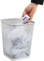 Mind Reader Mesh Trash Can, Square Wastebasket - Image 6