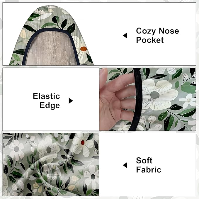Floral Ironing Board Cover, Standard Size Cotton Iron Board Covers - Image 4