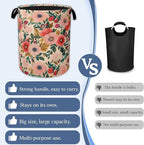 Vintage Flowers Laundry Hamper - Image 3