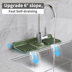WAFT YEARN 14X5 Inch Silicone Durable Faucet Mat Kitchen Sink Splash Guard - Image 3