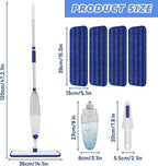 HOMTOYOU Microfiber Flat Mop - Image 7