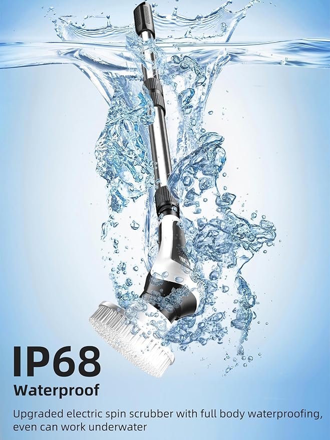 Electric Spin Scrubber, Cordless Shower Scrubber - Image 5