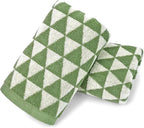 Jacquotha Green Hand Towels for Kitchen & Bathroom, 2 Pack Soft Lightweight by Jacquotha
