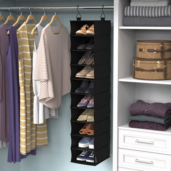 ClosetMaid 20502 10-Shelf Fabric Hanging Closet Organizer - Image 3