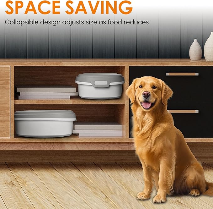 28-30Lbs Dog Food Storage Container, Collapsible Dog Food Container - Image 6