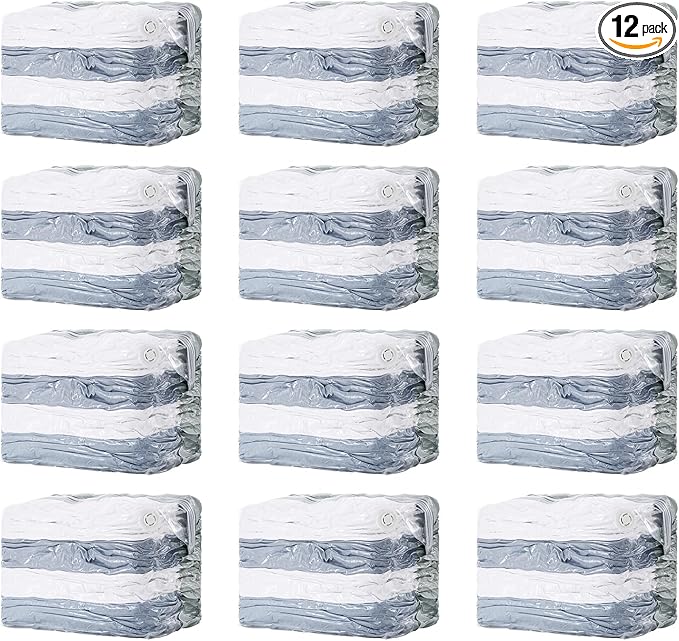 TAILI 12 Pack Vacuum Storage Bags, Space Saver Bags, Jumbo Cube 31x40x15 Inch by TAILI