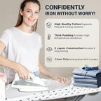 Ironing Board Cover and Pad 15"x54" Extra Thick Natural Cotton, Scorch and - Image 5