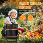 Garden Kneeler and Seat, Wider and Thicker Kneeling Pad Heavy Duty Gardening Stool with Gardening Tool Pouch and Bag, Garden Bench/Chair Gifts for Women, Seniors - Image 4