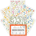 Swedish Dishcloths for Kitchen, 5 Pack Flowers Reusable Paper Towels Washable by Unknown
