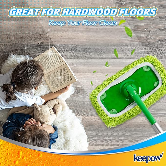 KEEPOW Reusable Mop Pads Compatible - Image 8