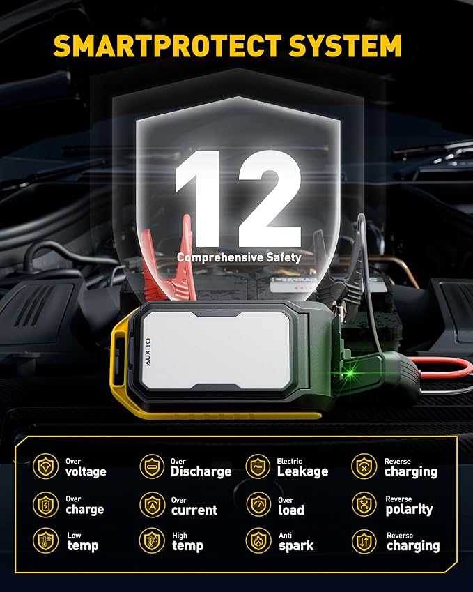 Jump Starter: 7000A Portable Car Battery-Jumper - Image 7