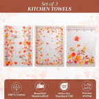 Maison d' Hermine Kitchen Towels Set of 3 100% Cotton 20" x 27.5" Reusable - Image 2