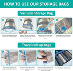 Space Saver Storage Bags, Compression Vacuum Sealer Bags - Image 6