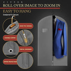 2 Pack 40-inch Suit Bag Garment Bag - Image 2