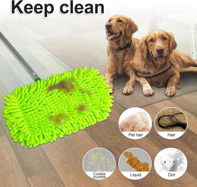 Reusable Mop Pads for Swiffer, Wet Dry Sweeping Mop Pad for Swiffer Sweeper Mop - Image 8