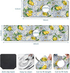 Patterned Sink Faucet Mat Kitchen Splash Guard Super Absorbent Drying Mat - Image 3