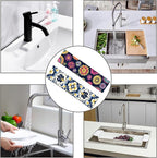 Bimkole 2 PCS Faucet Absorbent Mat, Kitchen Faucet Sink Splash Guard Wraparound - Image 7