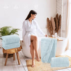 TENSTARS Silk Hemming Bath Towels - Image 4