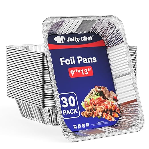 JOLLY CHEF 9x13 Aluminum Foil Pans by JOLLYCHEF