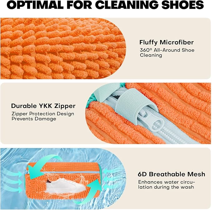 Shoe Washing Machine Bag: Laundry Shoe Bag - Image 3