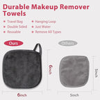 Makeup Remover Cloth, Makeup Remover Pads Microfiber Face Washcloth - Image 6
