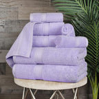 SUPERIOR Egyptian Cotton Pile 8 Piece Towel Set, Includes 2 Bath, 2 Hand - Image 3