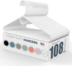 Neaties Heavy Duty Clothes Hangers 100 Pack – Made in The USA – 8lb Capacity by NeatiesHangers