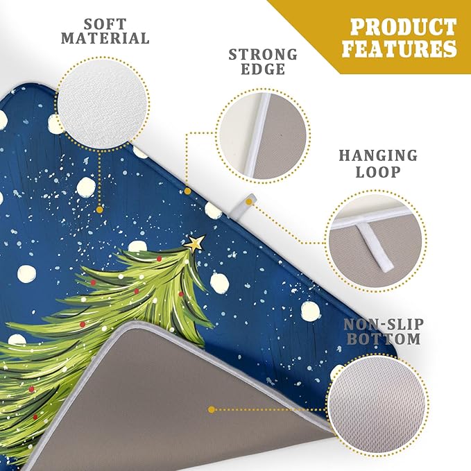 Christmas Tree Dish Drying Mat 18 x 24 Inch - Image 4
