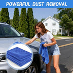 6 Pack Extra Large Microfiber Cleaning Cloths 20"x30", Lint-Free Reusable Towels - Image 5
