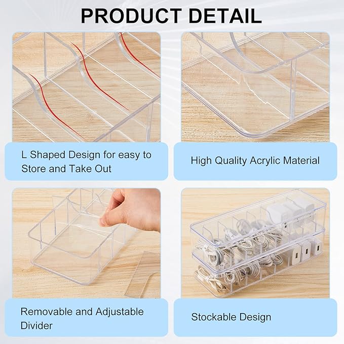Tatuo 8 Pcs Cable Organizer Box - Image 3