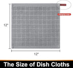 Mordimy 100% Cotton Terry Cloth Dish Cloths, Soft and Absorbent Checkered Dish - Image 5