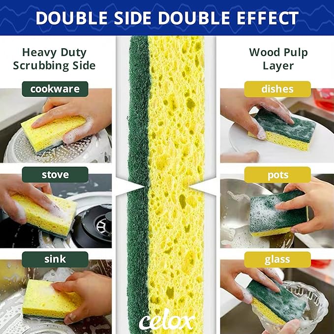 CELOX Sponges Kitchen, Cleaning Sponge - Image 3