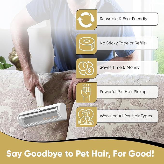 Pet Hair Remover & Reusable Lint Roller – Cat & Dog Hair Remover - Image 8