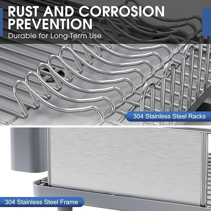 Stainless Steel Dish Drying Rack - Image 4