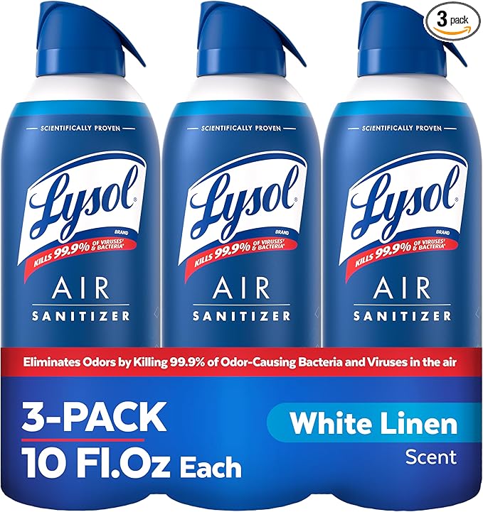 Lysol Air Sanitizer Spray with Bacterial Odor Eliminator by Lysol