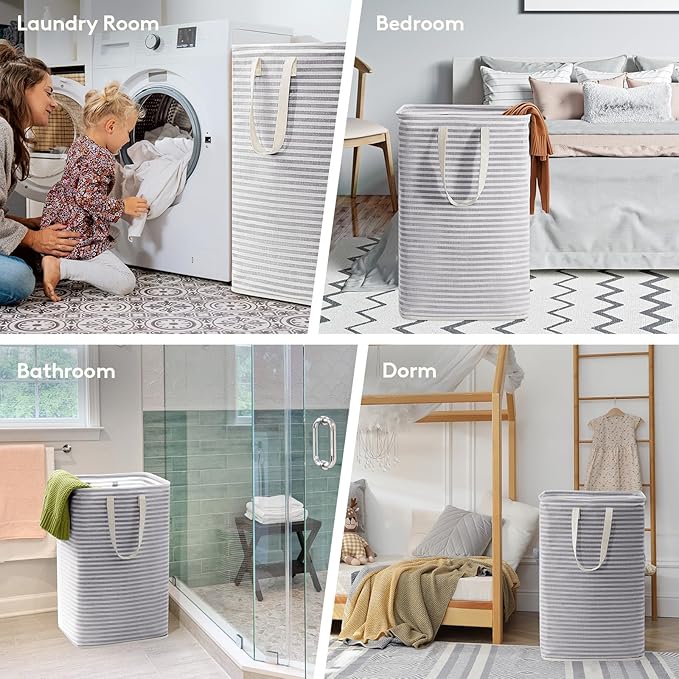 Lifewit 1 Pack Laundry Hamper Large Collapsible Laundry Baskets, Freestanding - Image 6