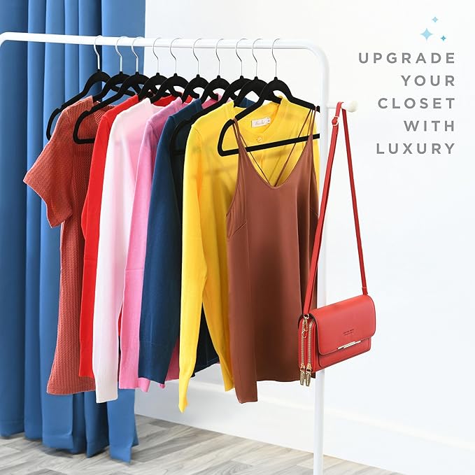 Home-it Premium Velvet Hangers 50 Pack - Image 7