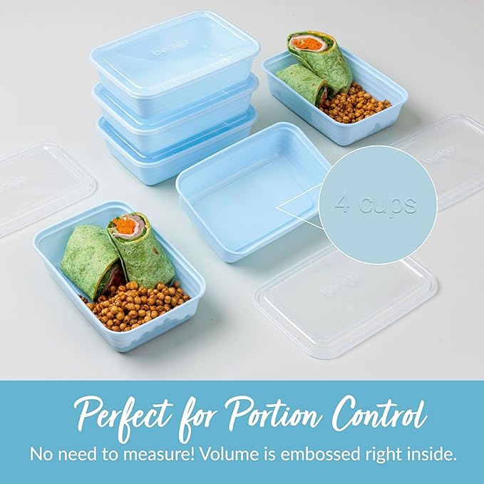 Bentgo Prep - 20-Piece 1-Compartment Reusable Meal Prep Containers - Image 6